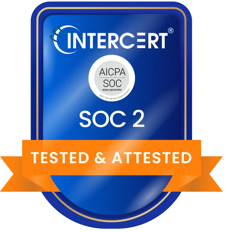SOC 2 Type II attested badge — AICPA SOC for Service Organizations